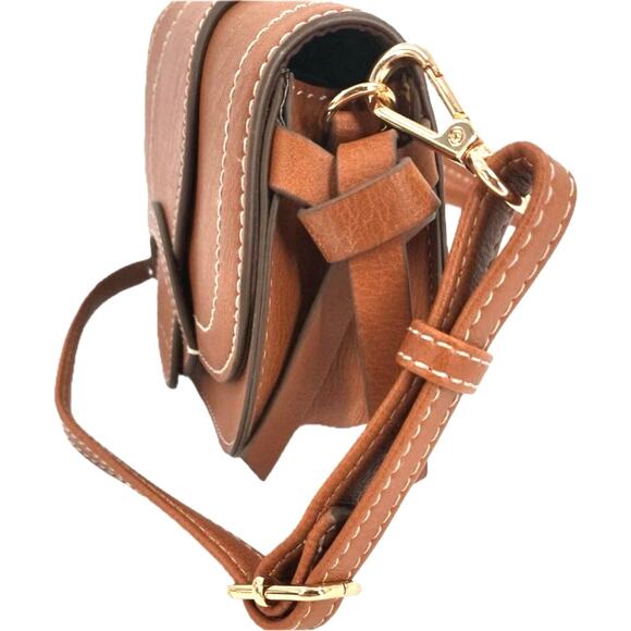 Rachel Zoe Belt Bag Crossbody Adjustable Curateur Edessi Saddle Brown Purse NWT - Picture 8 of 14